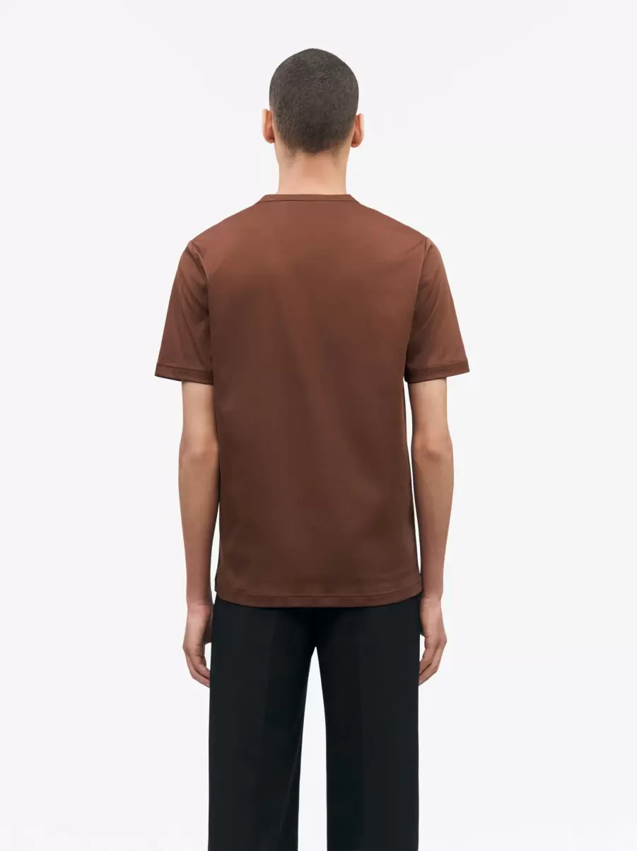 T-Shirt Olaf Tiger Of Sweden Golden Brown T-Shirts Homme - 2