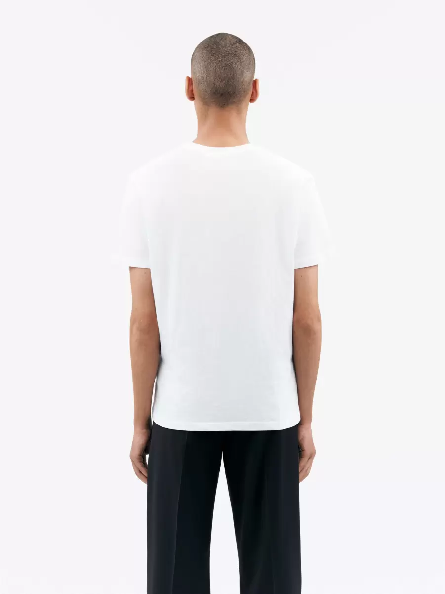 Bright White T-Shirt Dillan Homme T-Shirts Tiger Of Sweden - 2