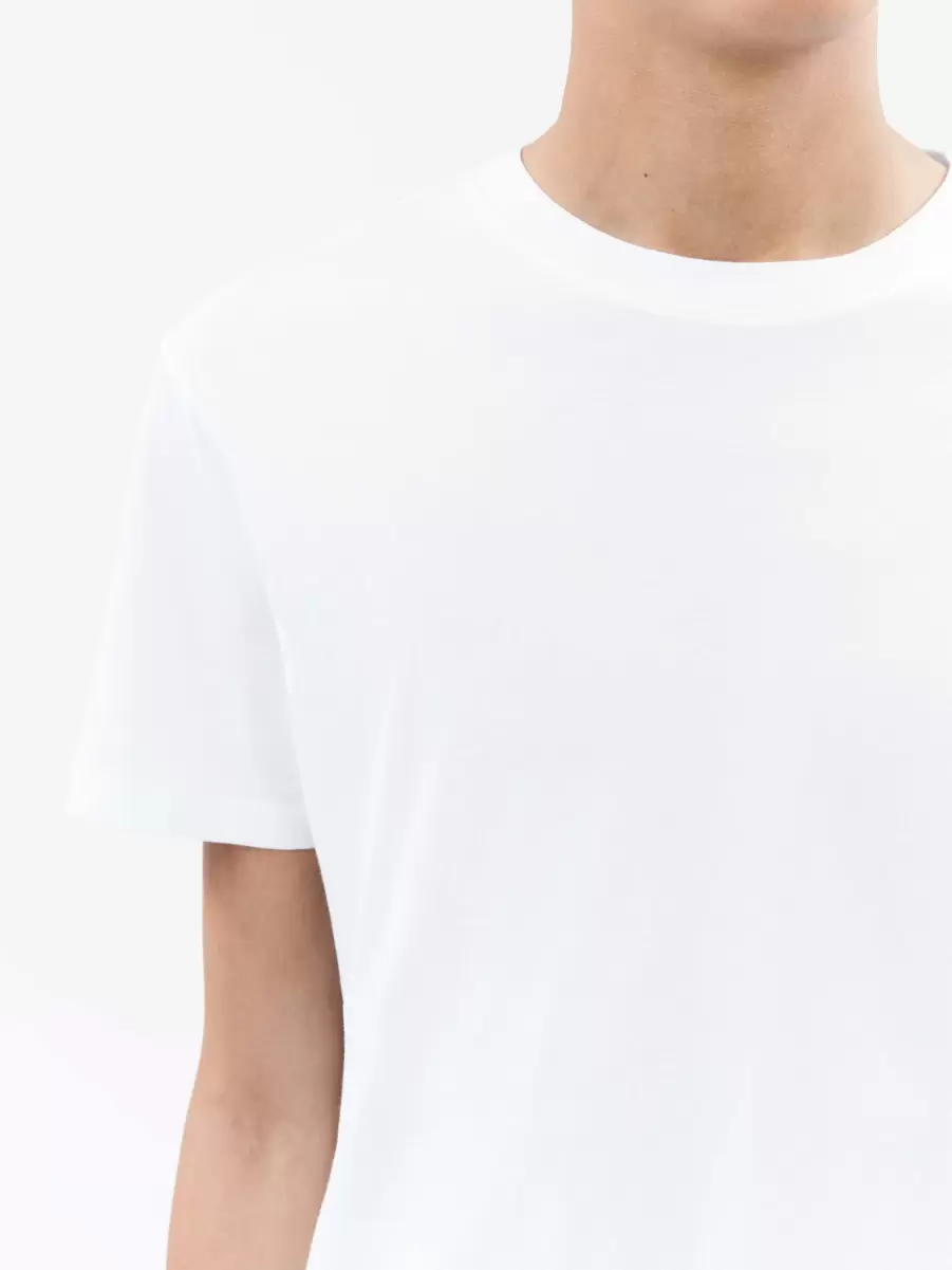 Bright White T-Shirt Dillan Homme T-Shirts Tiger Of Sweden - 4