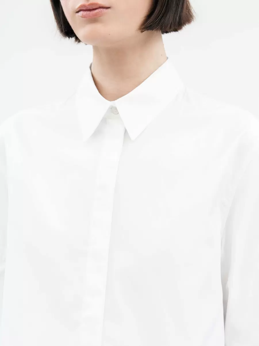 Femme Tiger Of Sweden Pure White Chemises Narkisa Shirt - 3