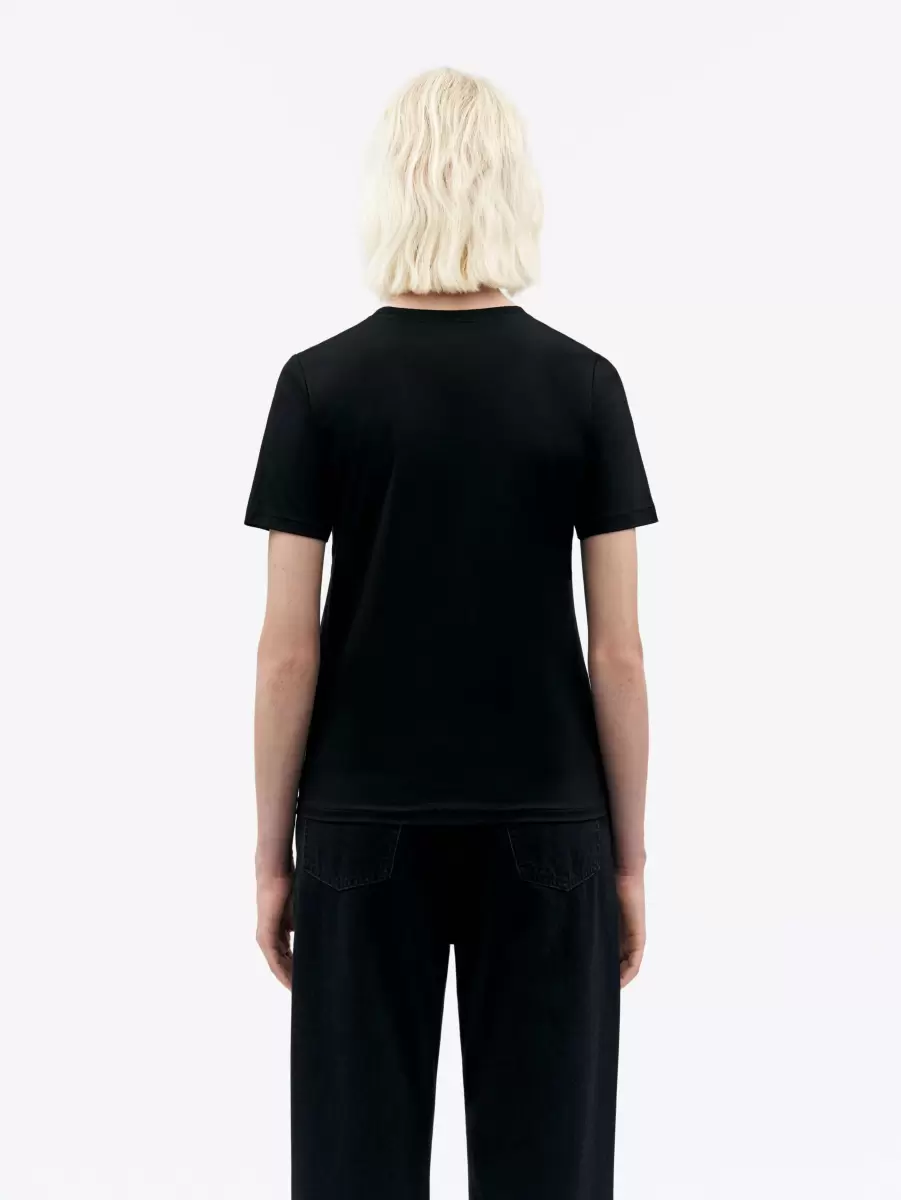 Hauts Femme Tiger Of Sweden Black T-Shirt Deiro - 2