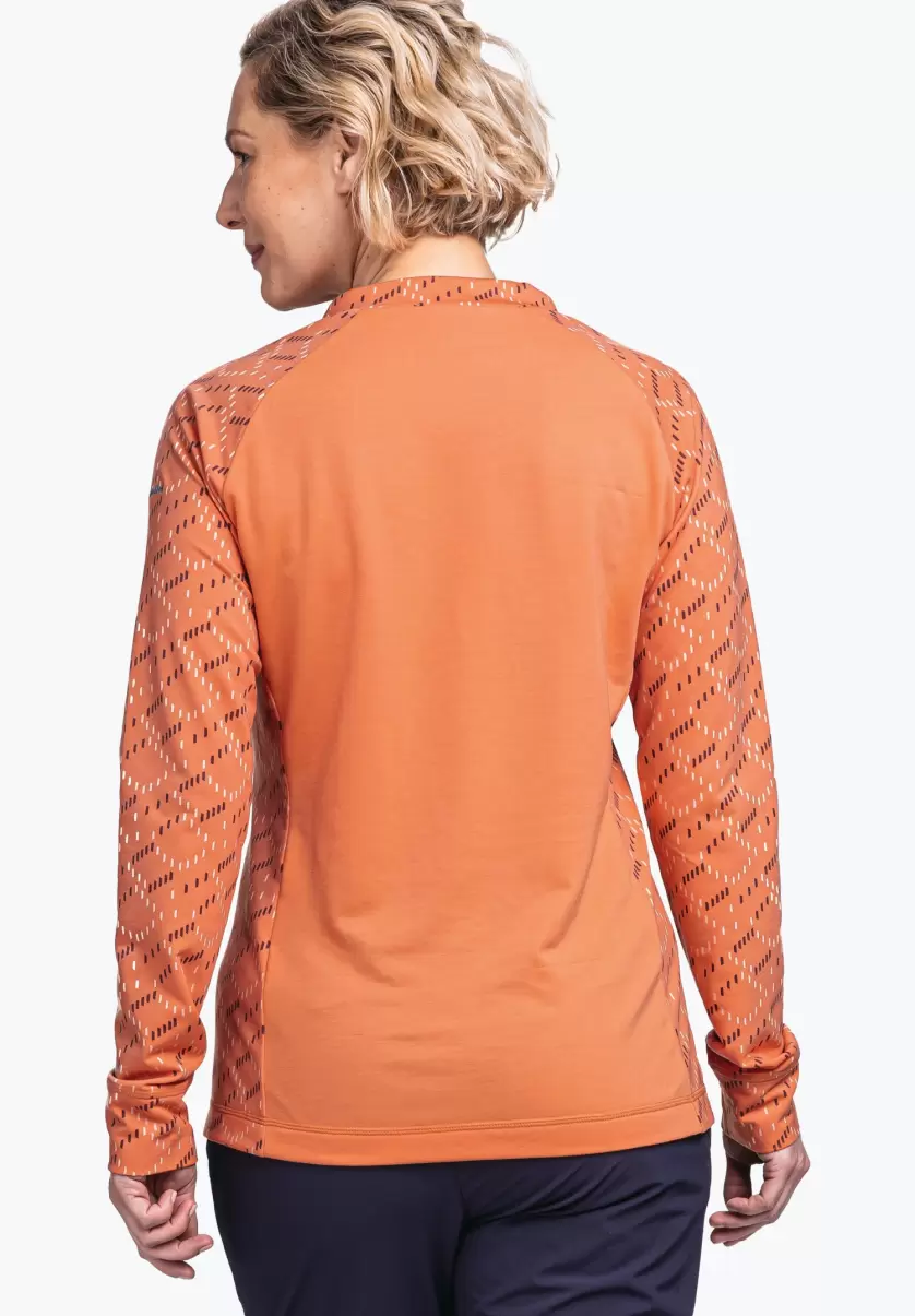 T-Shirt Long Très Agréable À Porter Femme Confort T-Shirts / Polos Schöffel Orange - 1