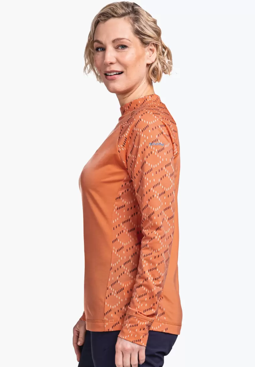 T-Shirt Long Très Agréable À Porter Femme Confort T-Shirts / Polos Schöffel Orange - 3