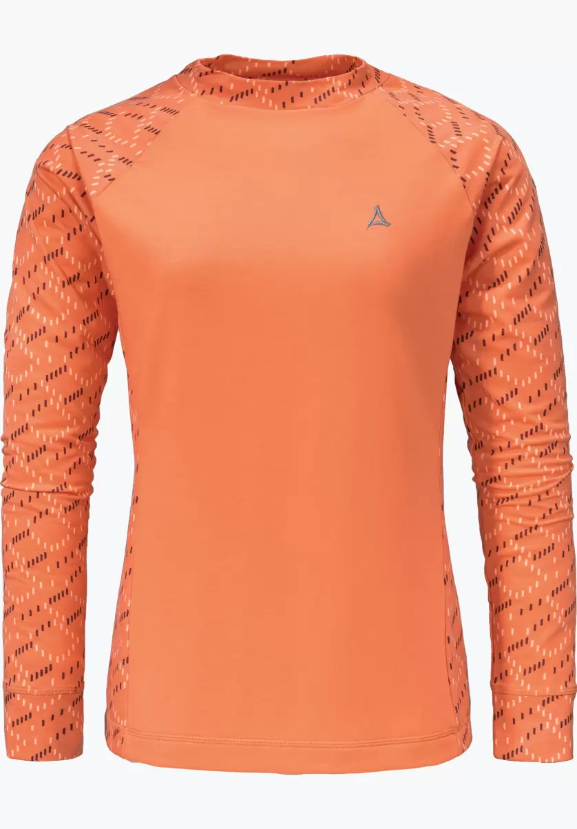 T-Shirt Long Très Agréable À Porter Femme Confort T-Shirts / Polos Schöffel Orange - 4