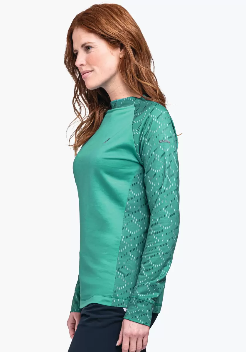 Schöffel T-Shirts / Polos T-Shirt Long Très Agréable À Porter Rester Vert Femme - 2