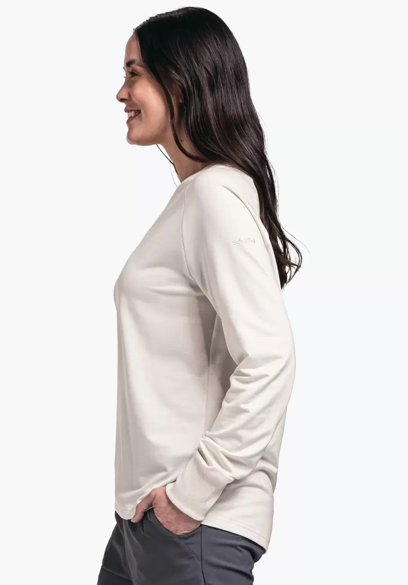 Schöffel T-Shirts / Polos T-Shirt Long Au Confort Maximal Blanc Femme Innovant - 3