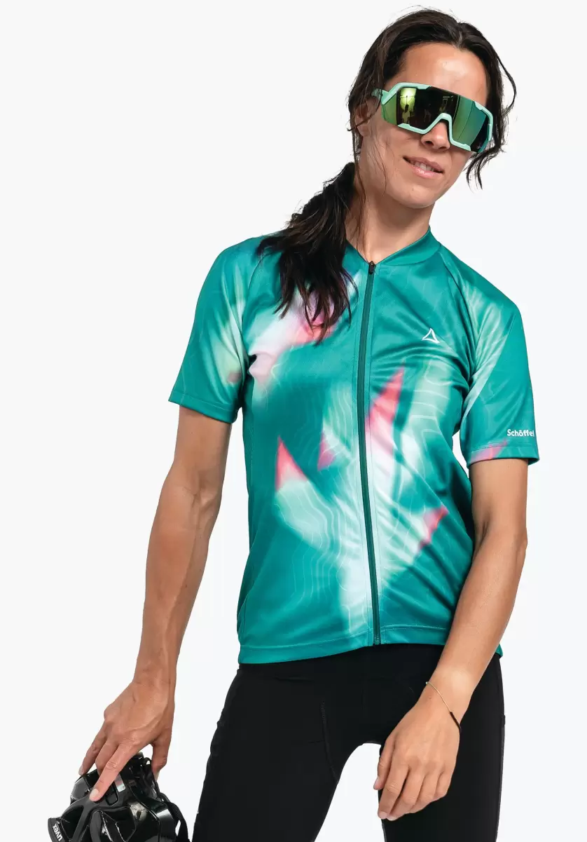 Maillot De Cyclisme Respirant Et Léger T-Shirts / Polos Schöffel Utilité Vert Femme - 2