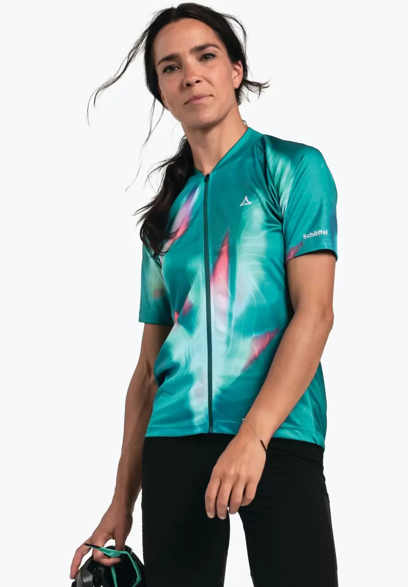 Maillot De Cyclisme Respirant Et Léger T-Shirts / Polos Schöffel Utilité Vert Femme