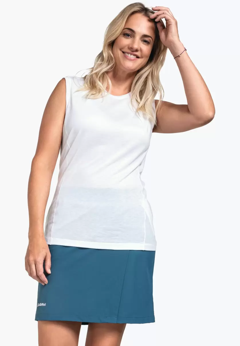 Top Doux Et Confortable Blanc Magasin En Ligne Schöffel T-Shirts / Polos Femme