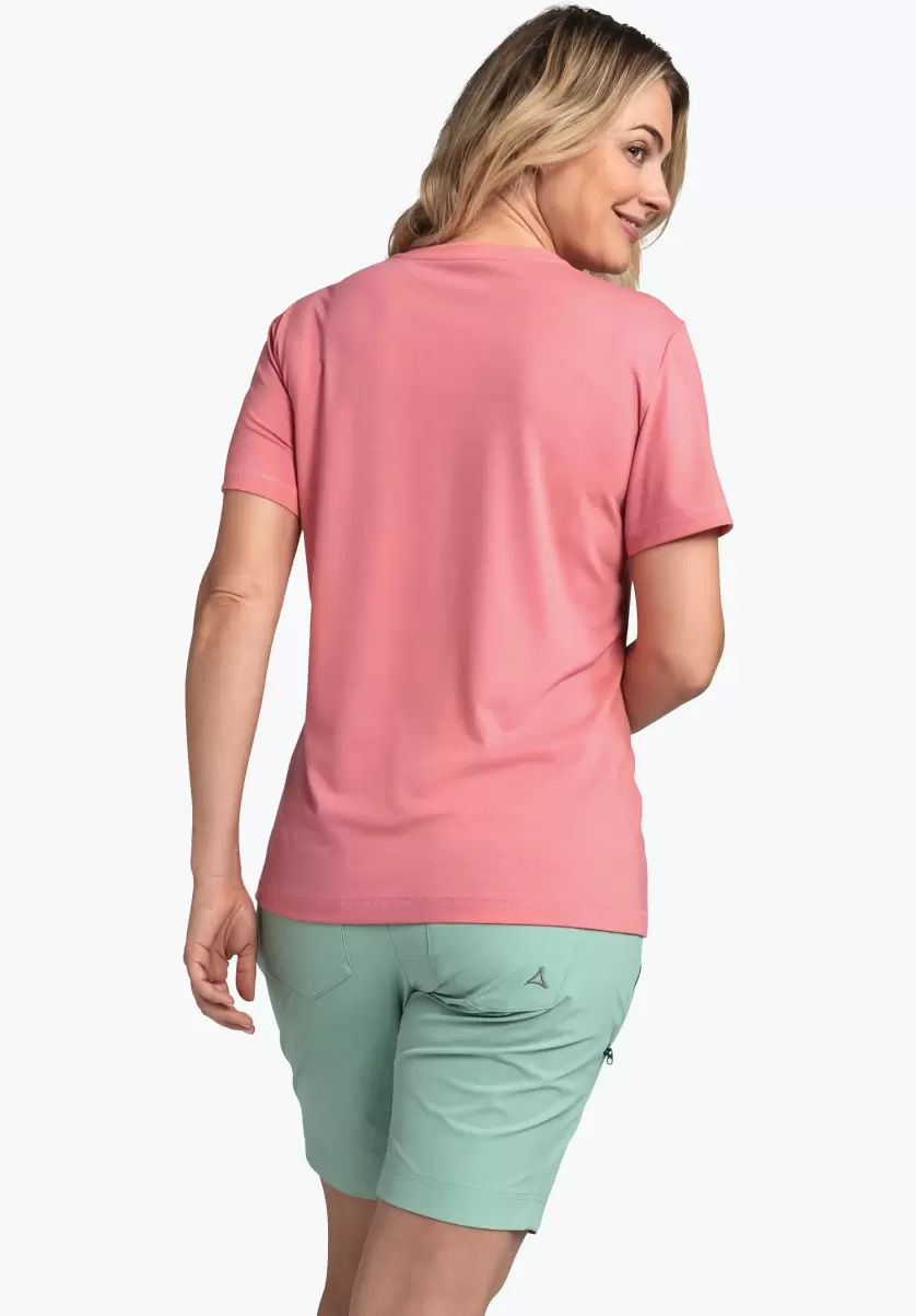 Femme T-Shirts / Polos Schöffel T-Shirt Doux Et Confortable Compact Rose - 1
