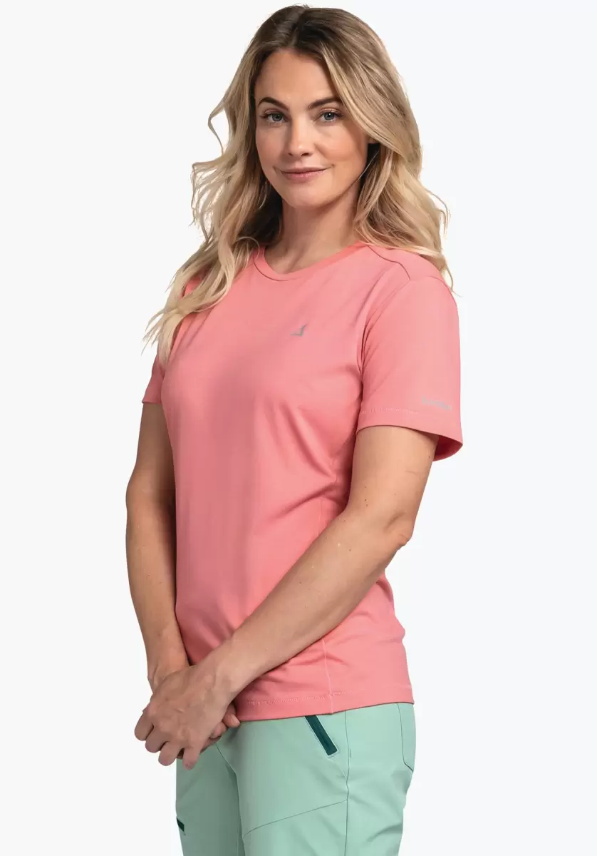 Femme T-Shirts / Polos Schöffel T-Shirt Doux Et Confortable Compact Rose - 2