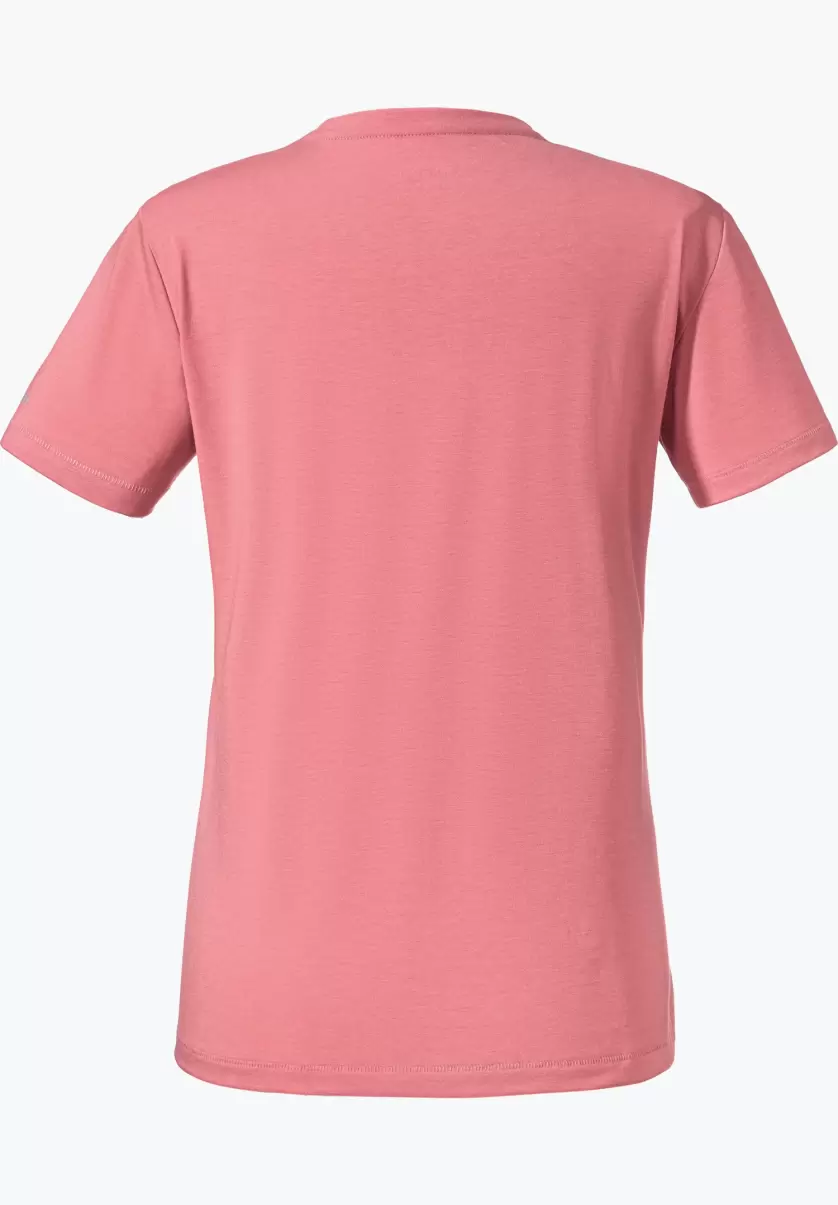 Femme T-Shirts / Polos Schöffel T-Shirt Doux Et Confortable Compact Rose - 4