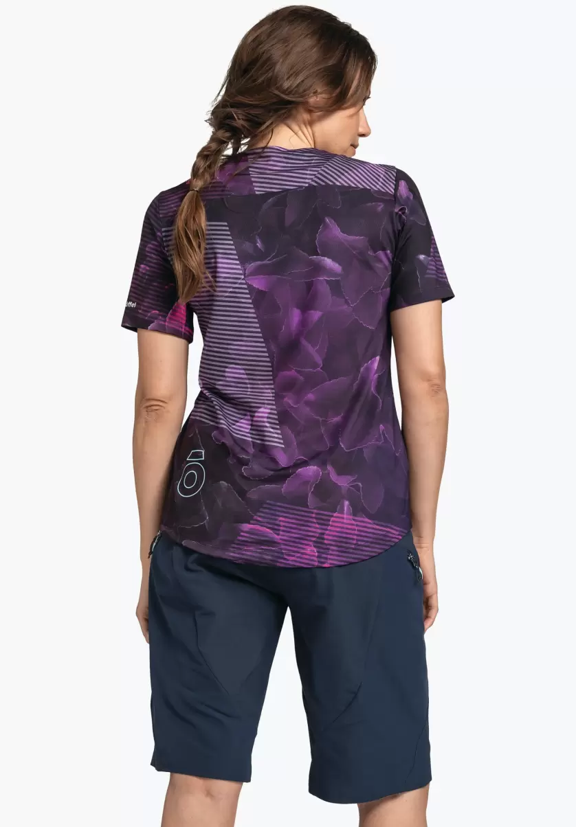 Schöffel Magique Liberté De Mouvement Max. Dans Trail Shirt T-Shirts / Polos Femme Violet - 1