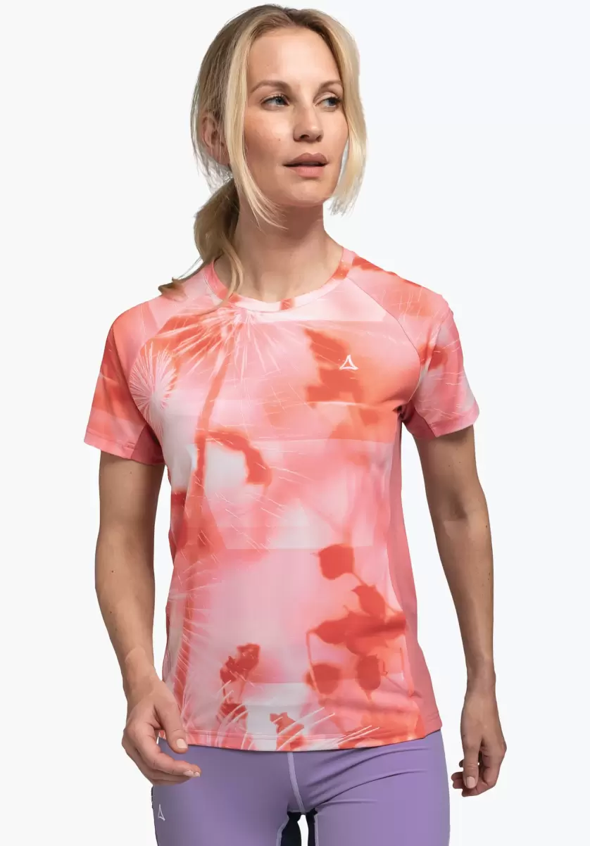 Doux T-Shirt Avec Dos Respirant T-Shirts / Polos Rose Femme Schöffel