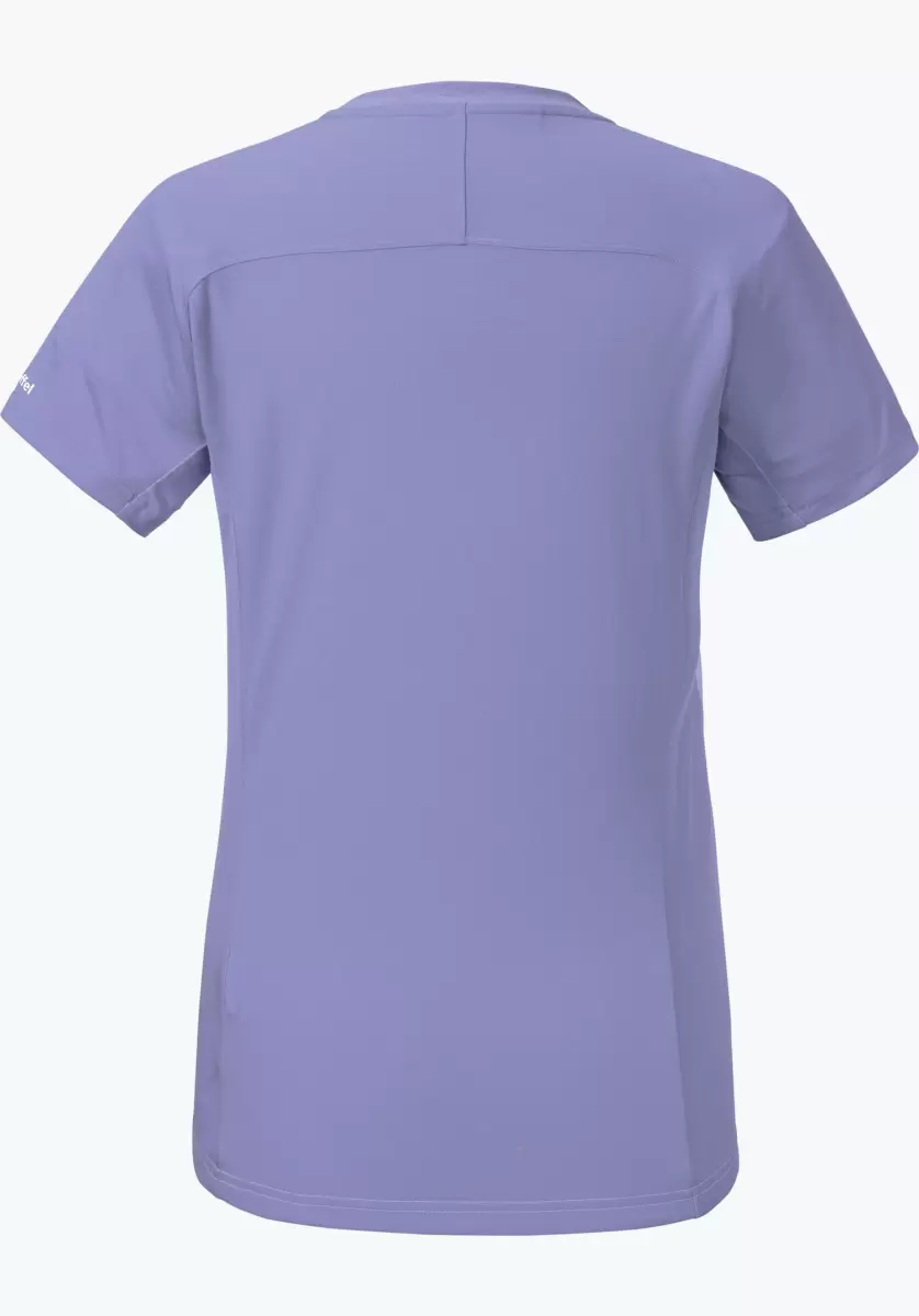 Joli Femme T-Shirts / Polos Violet Schöffel T-Shirt Hybride Avec Dos Respirant - 4