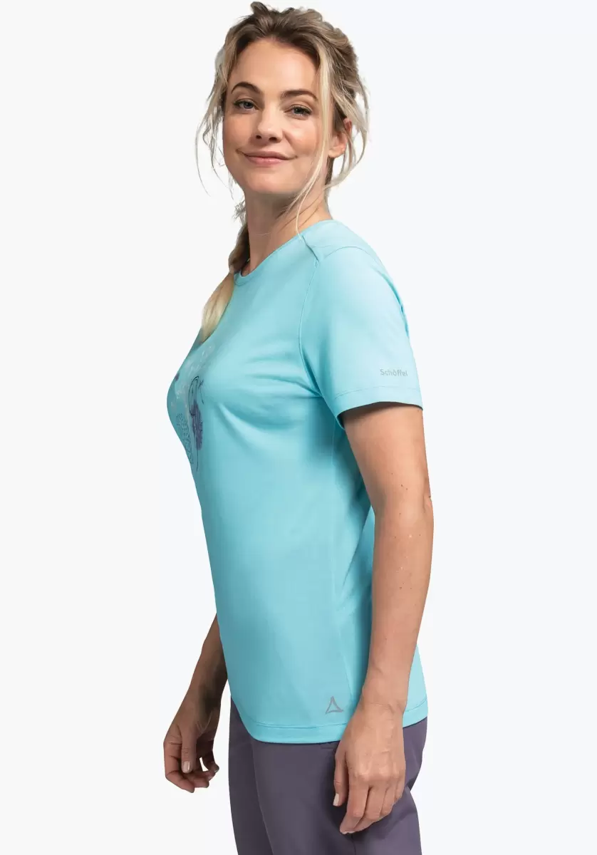 T-Shirts / Polos Bleu Schöffel T-Shirt À Séchage Rapide En Tencel© Femme La France - 3