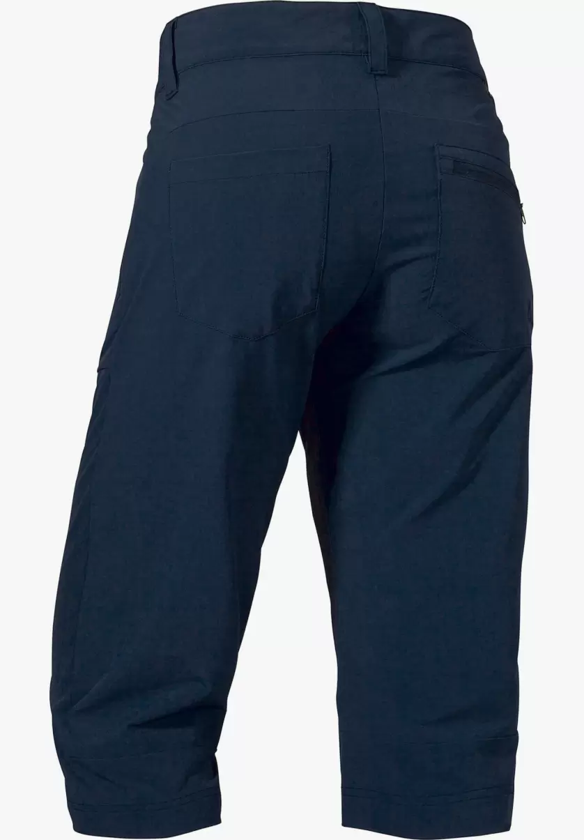 Bleu Pantalons Short Pantalon Fonctionnel ¾ Pour Toutes Les Activités Classique Femme Schöffel - 4