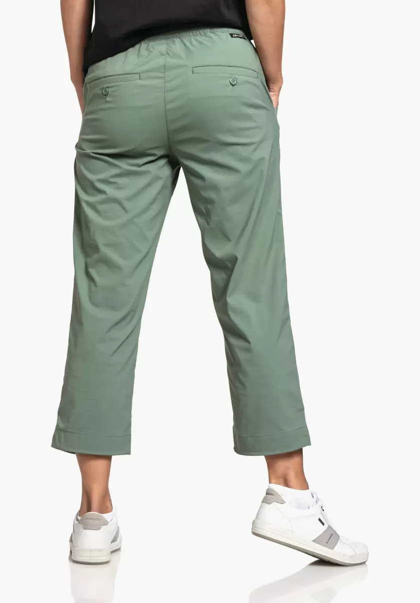 Pantalons Short Qualifié Pantalon D’été Pour Activités Décontractées Schöffel Vert Femme - 1