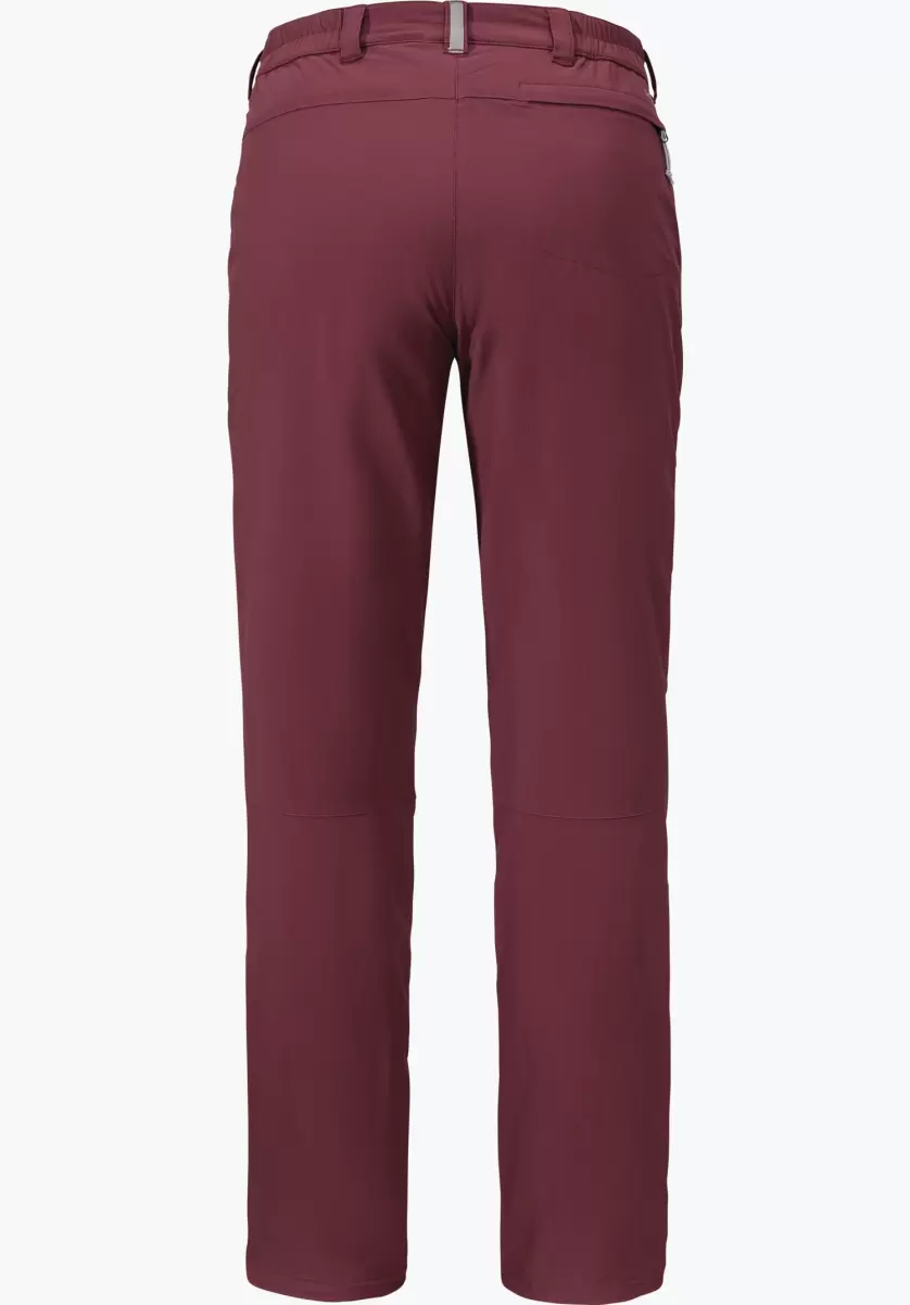Pantalons Long Pantalon Rando Fonctionnel Et Chaud Schöffel Haute Qualité Femme Rouge - 4