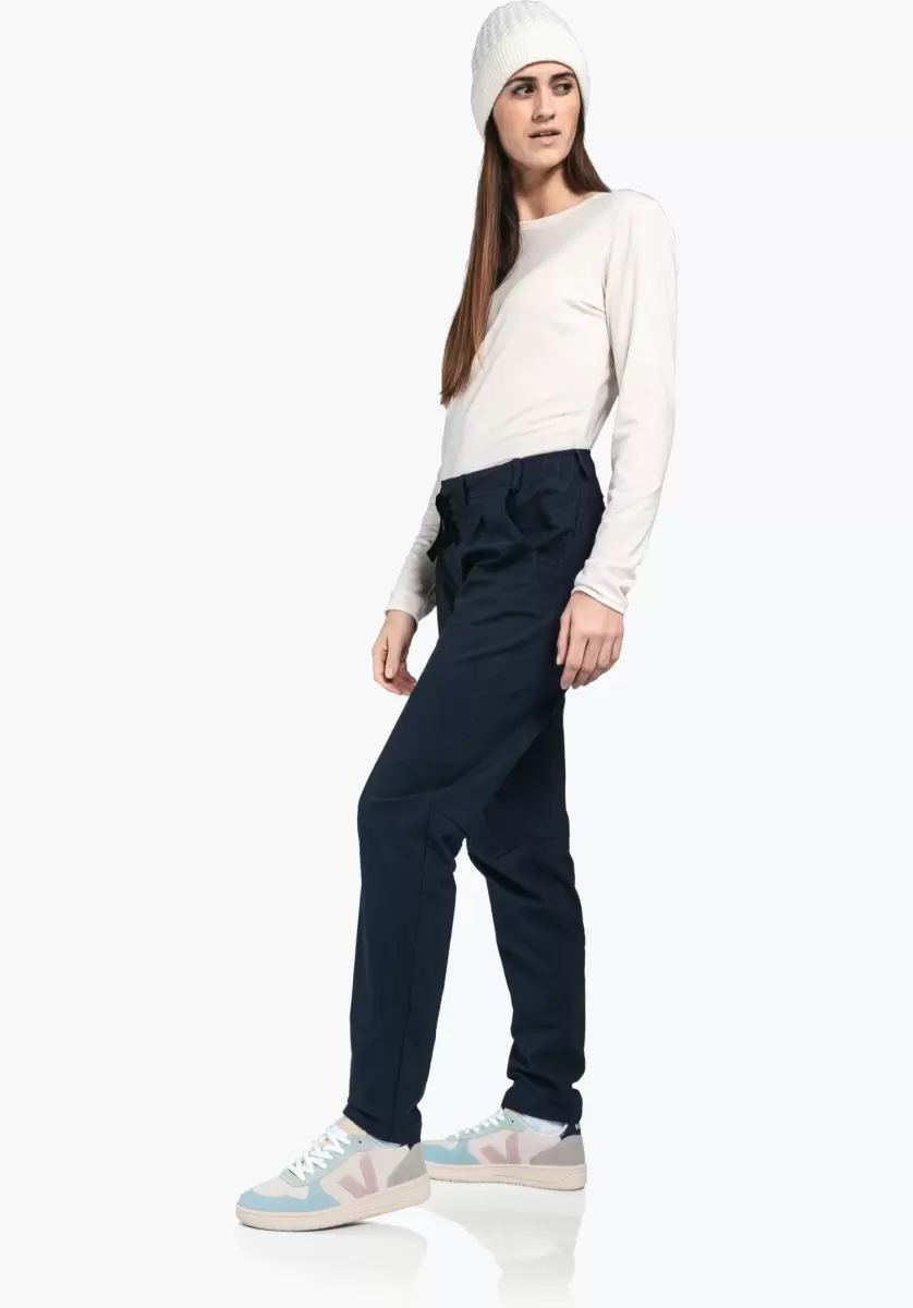 Pantalon De Loisirs Stylé Et Intelligent Blau Schöffel Qualité Premium Pantalons Long Femme - 2