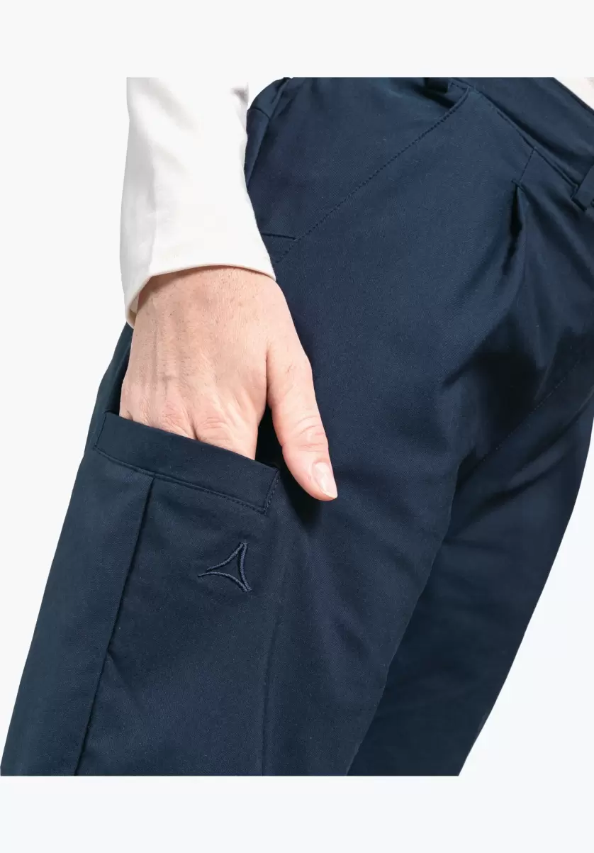 Pantalon De Loisirs Stylé Et Intelligent Blau Schöffel Qualité Premium Pantalons Long Femme - 4