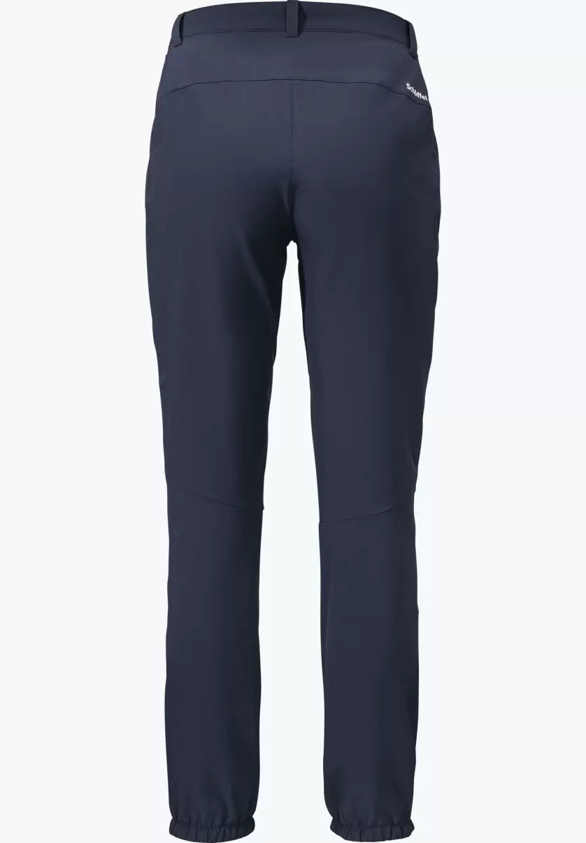Schöffel Pantalons Long Bleu Précieux Pantalon De Randonnée Technique Et Chaud Femme - 4