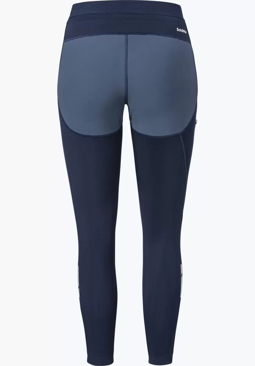 Pantalons Long Collant De Randonnée Pour Un Climat Corporel Optimal Liquidation Schöffel Bleu Femme - 4