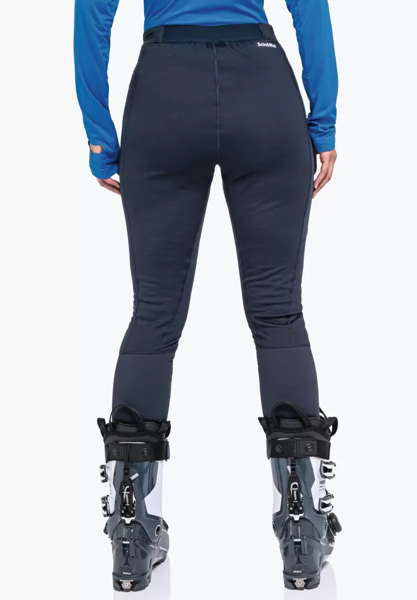 Schöffel Pantalons Long Collant De Ski De Randonnée Confortable Et Sportif Frais Femme Bleu - 1