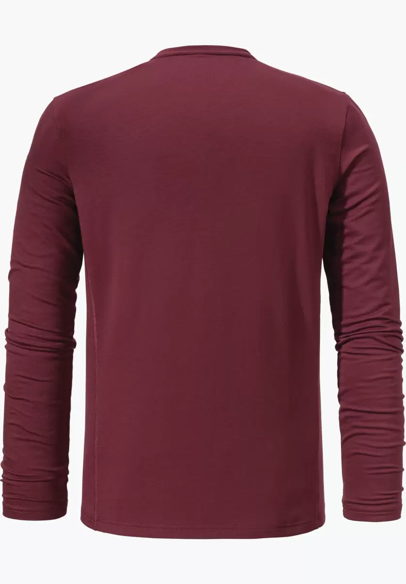 Schöffel Homme Rouge T-Shirts / Polos T-Shirt Long Très Agréable À Porter Qualité Garantie - 4