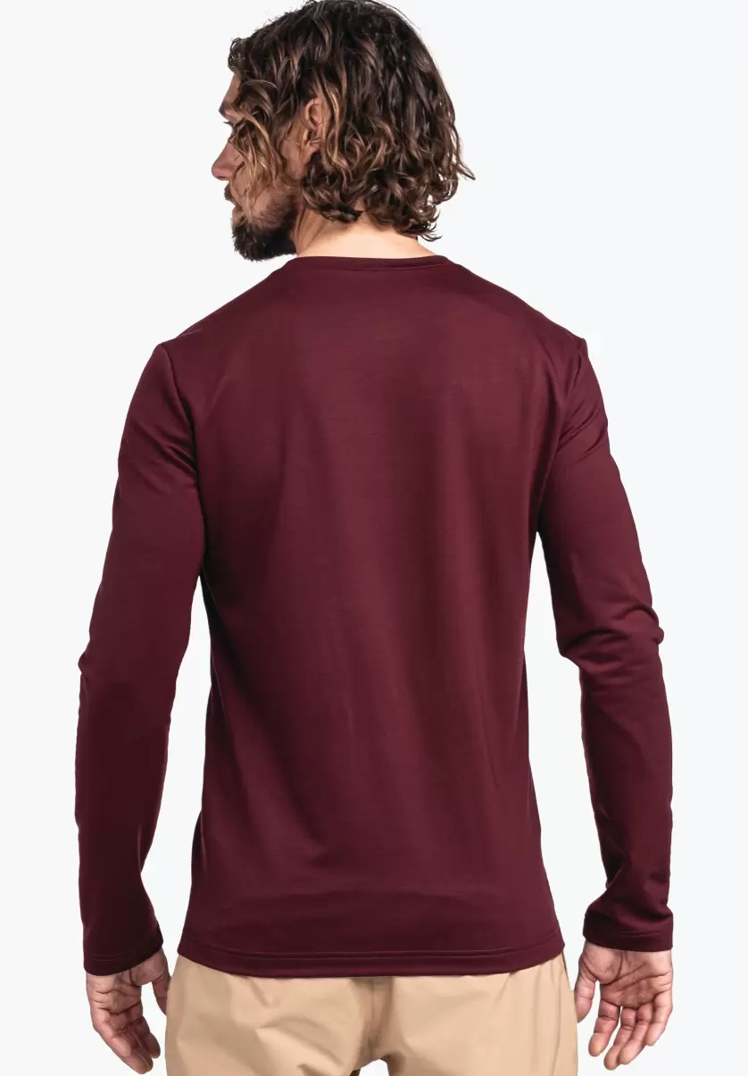 Homme T-Shirt Long Au Confort Maximal Rouge Schöffel Prix De Détail T-Shirts / Polos - 1