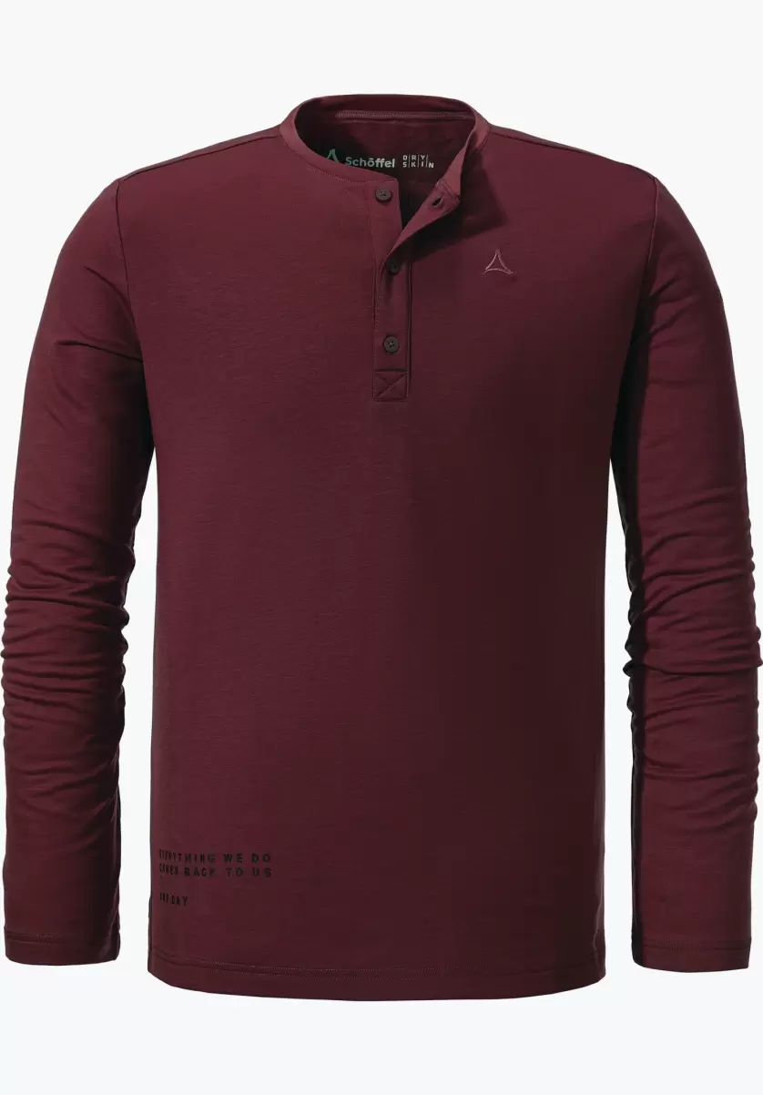 Homme T-Shirt Long Au Confort Maximal Rouge Schöffel Prix De Détail T-Shirts / Polos - 3