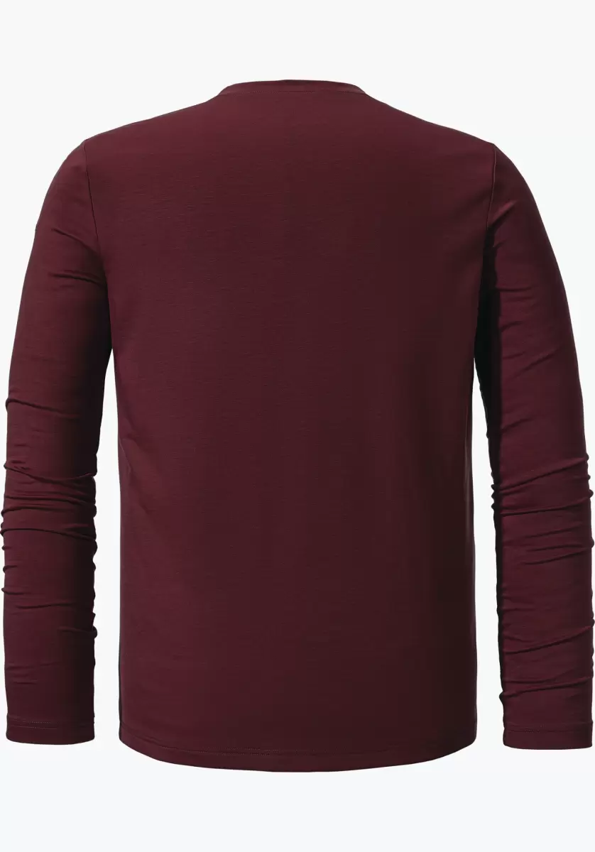 Homme T-Shirt Long Au Confort Maximal Rouge Schöffel Prix De Détail T-Shirts / Polos - 4