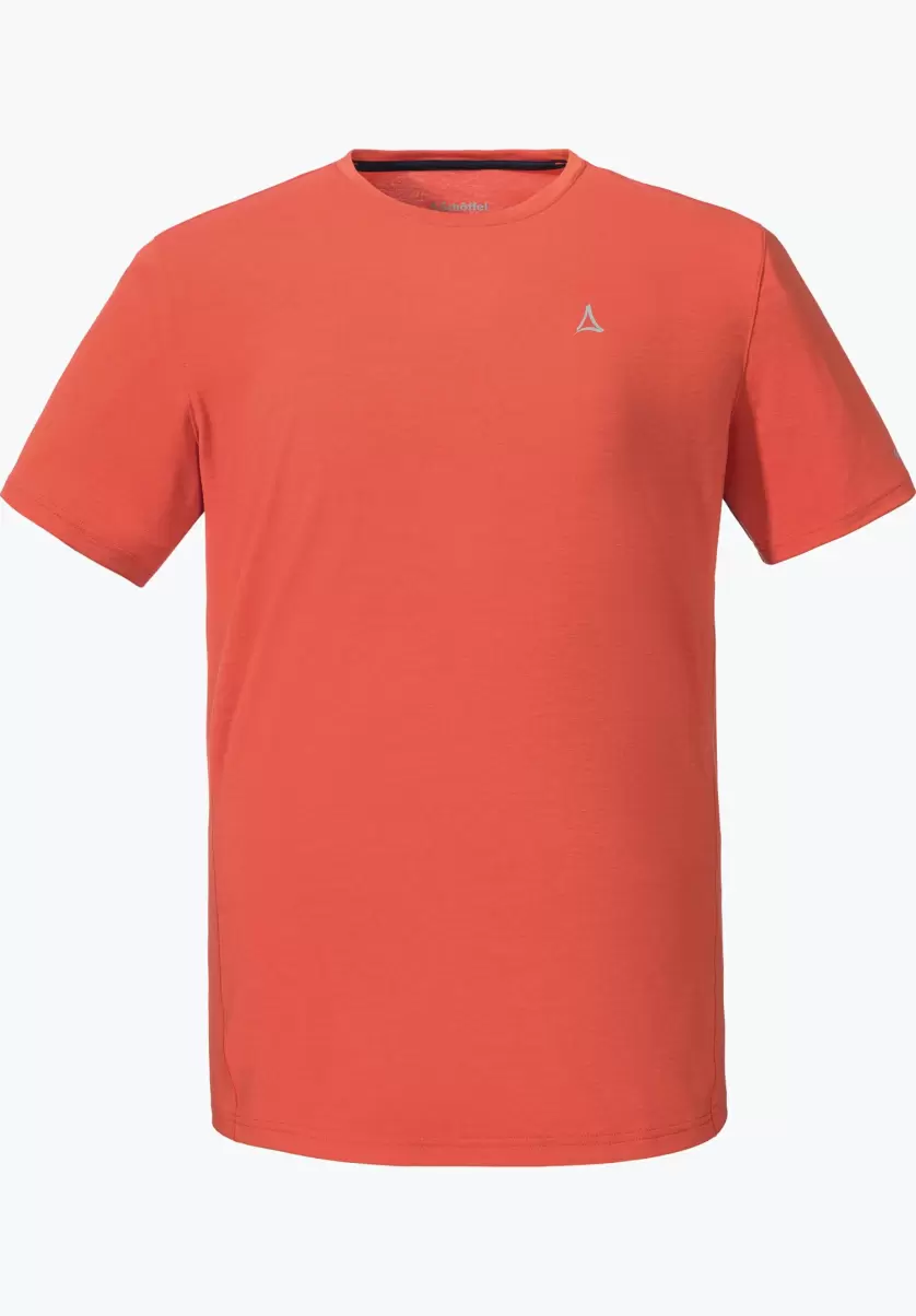 Rouge T-Shirts / Polos Homme Prix Discount Schöffel T-Shirt Super Doux, Aussi Pour La Randonnée - 4