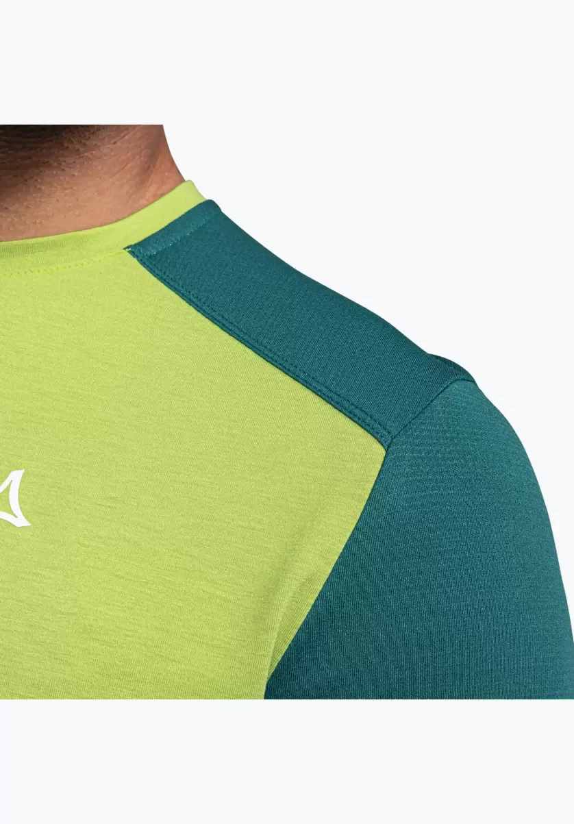 T-Shirts / Polos Exaltant T-Shirt Hybride Avec Dos Respirant Schöffel Homme Vert - 3