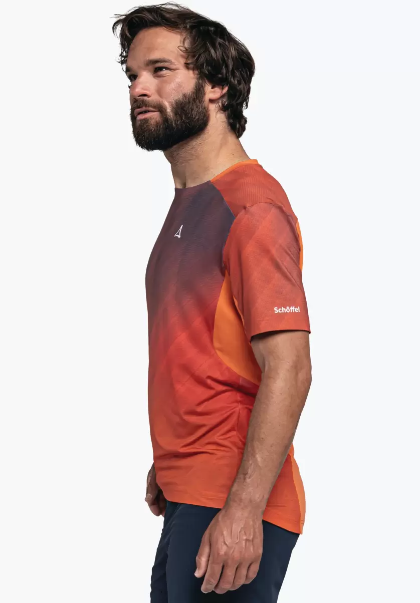 Schöffel T-Shirts / Polos Homme Prix Réduit Orange Maillot Très Respirant & Stylé - 2