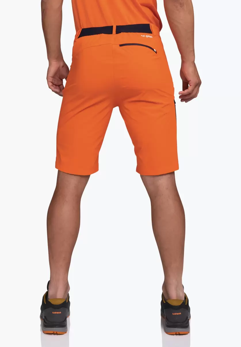 Orange Short Sportif & Grande Liberté De Mouvement La France Pantalons Short Schöffel Homme - 1