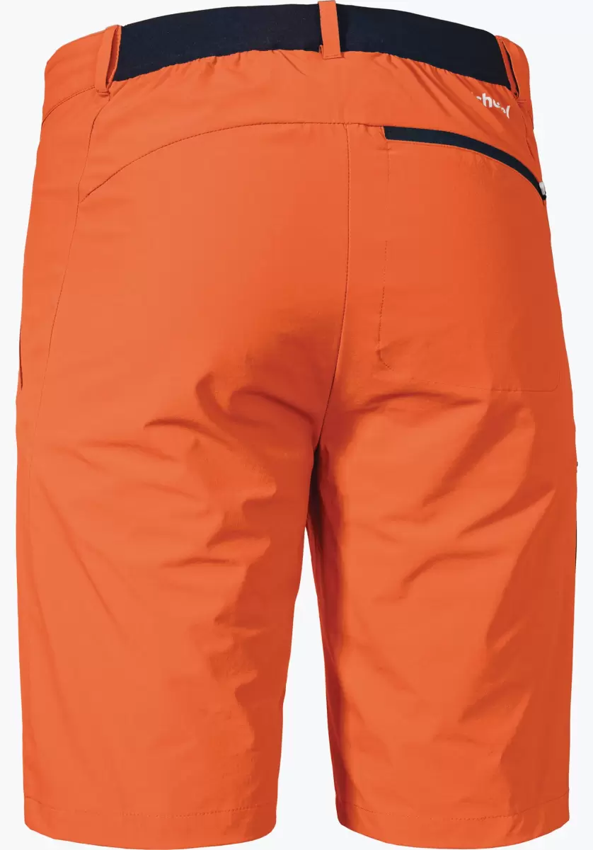 Orange Short Sportif & Grande Liberté De Mouvement La France Pantalons Short Schöffel Homme - 4