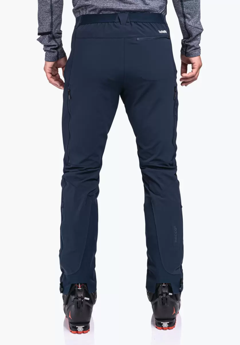 Économique Homme Pantalons Long Pantalon Softshell Gore-Tex® Randonnée Ski Schöffel Bleu - 1