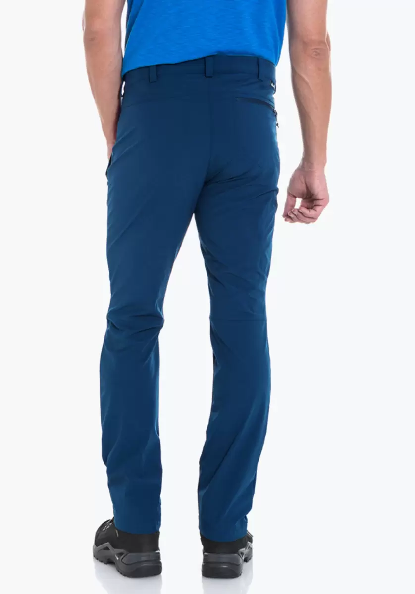 Flexibilité Homme Bleu Pantalons Long Schöffel Liberté De Mouvement Maximale Dans Le Pantalon De Randonnée - 1
