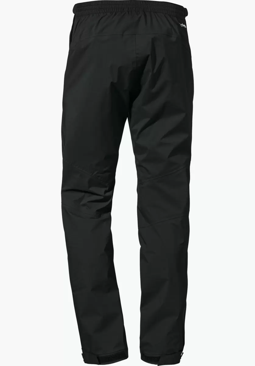 Homme Schöffel Diversifié Pantalons Long Noir Prot. Optimale Intempéries Pant. Randonnée - 4