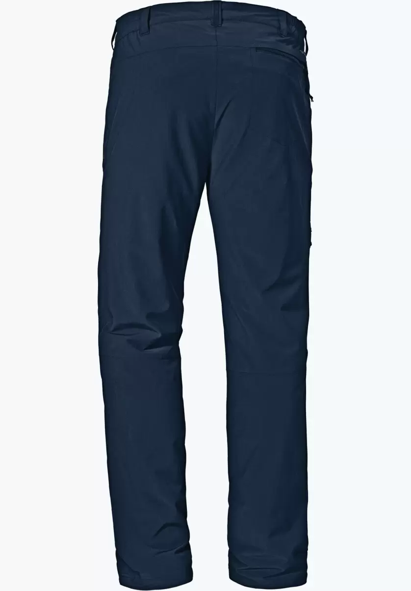 Homme Pantalons Long Regarder Bleu Pantalon Rando Fonctionnel Et Chaud Schöffel - 4