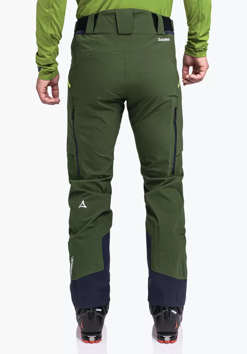 Schöffel Pantalons Long Vert Homme Pantalon De Randonnée À Ski Stretch 4D 2024 - 1