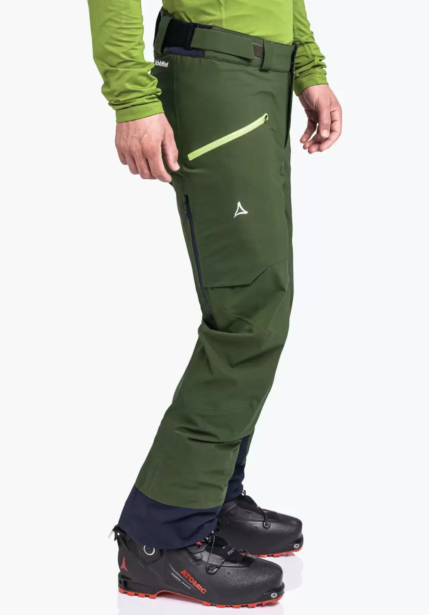 Schöffel Pantalons Long Vert Homme Pantalon De Randonnée À Ski Stretch 4D 2024 - 2
