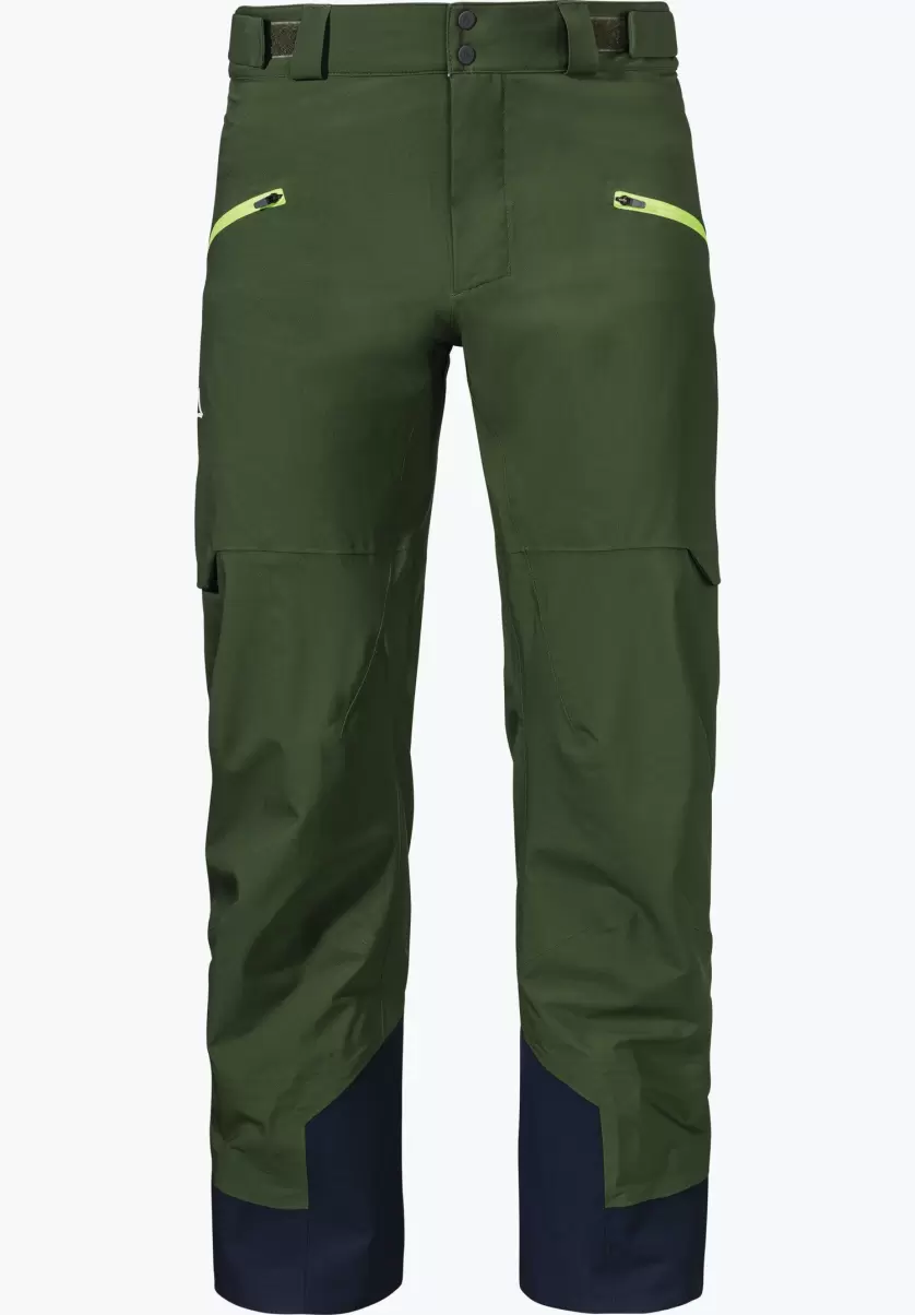 Schöffel Pantalons Long Vert Homme Pantalon De Randonnée À Ski Stretch 4D 2024 - 3