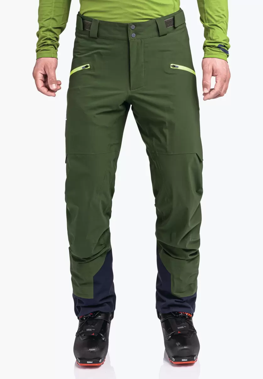 Schöffel Pantalons Long Vert Homme Pantalon De Randonnée À Ski Stretch 4D 2024