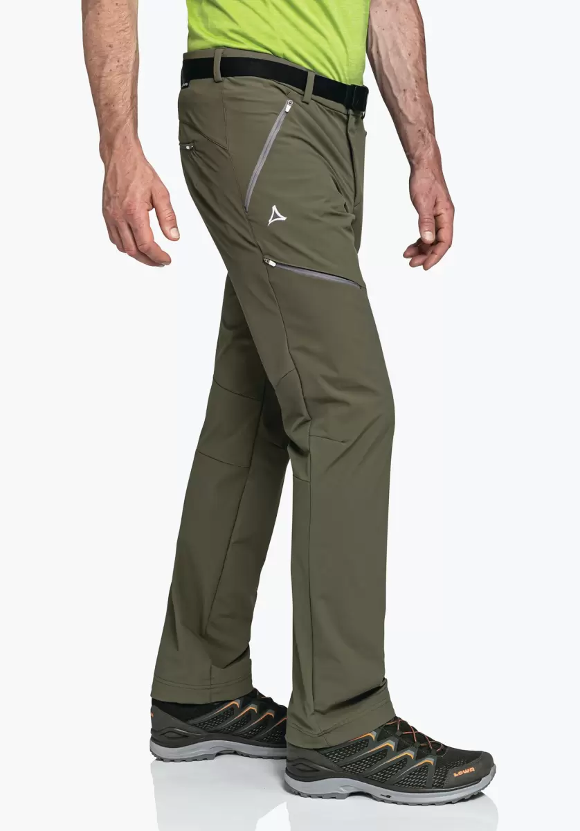 Pantalons Long Homme Efficace Vert Pantalon Rando Toutes Saisons Résistant À L’abrasion Schöffel - 4