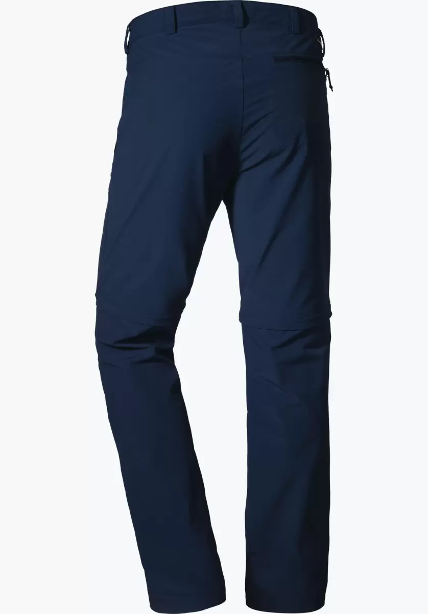 Pantalons Zip Off Schöffel Bleu Homme Prix Promotionnel Pantalon De Randonnée Avec Fonction Zip-Off Pour Le Bermuda - 4