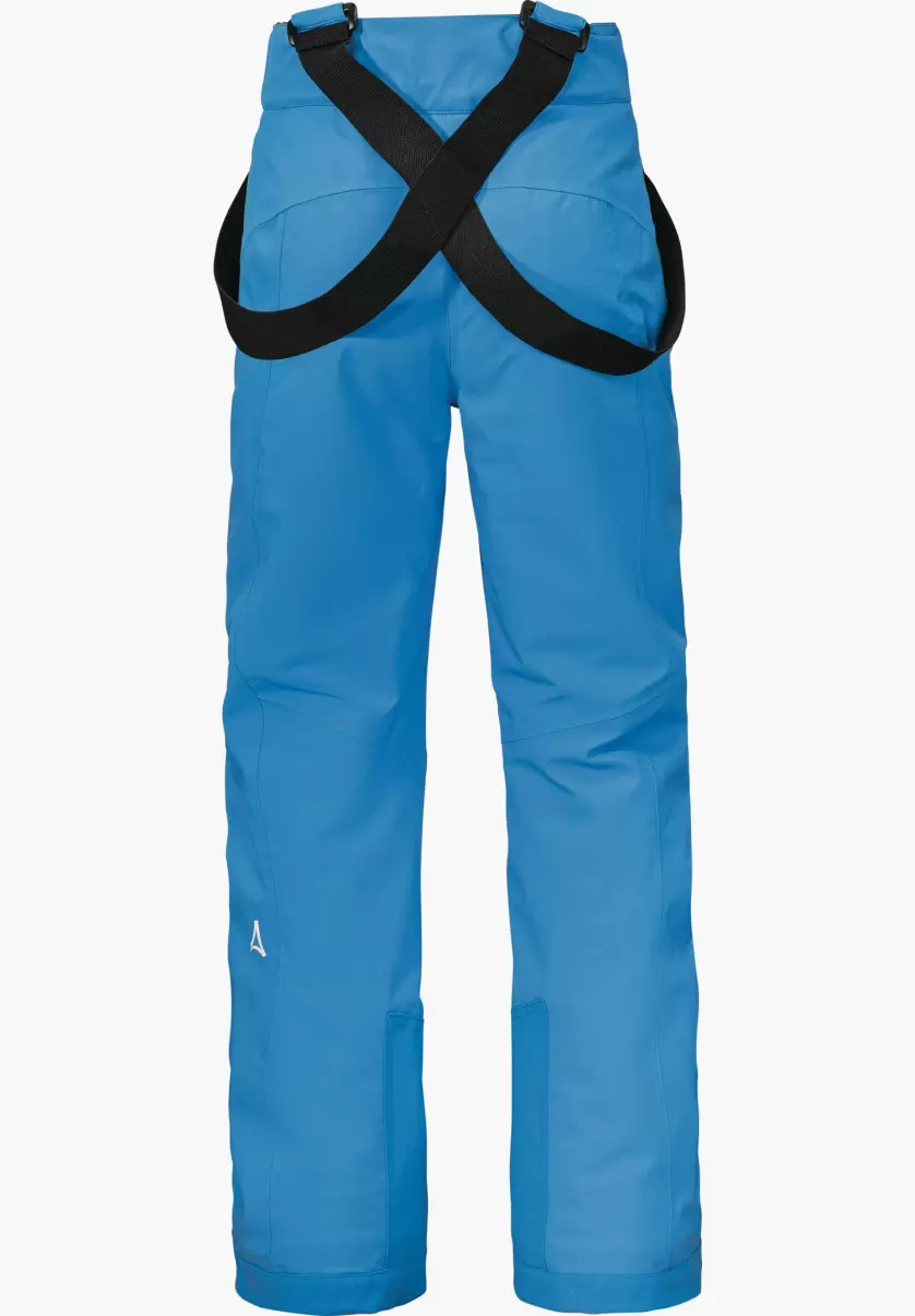 Pantalons Exaltant Enfant Schöffel Pantalon Ski Chaud Bretelles Élastiques Bleu - 4