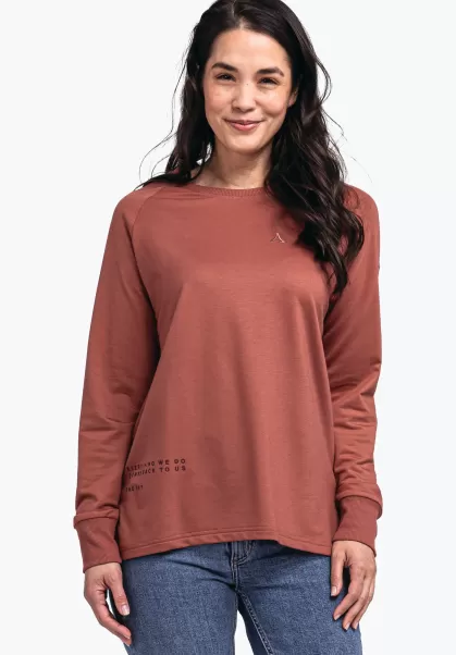 T-Shirt Long Au Confort Maximal Schöffel Rouge Magique T-Shirts / Polos Femme