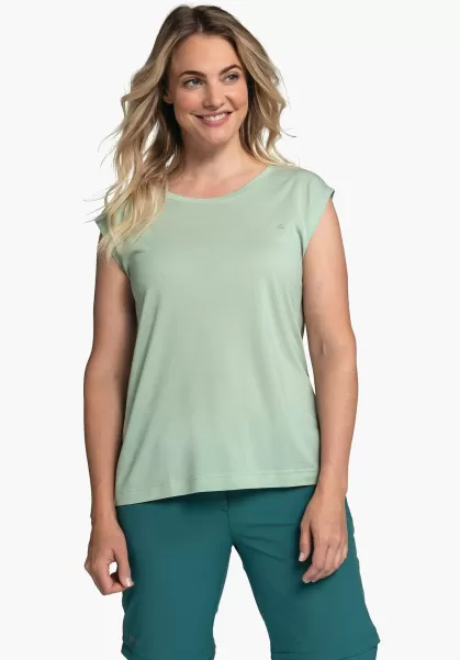 Exaltant Schöffel Femme T-Shirts / Polos Haut À Séchage Rapide Et Confort Élevé Vert
